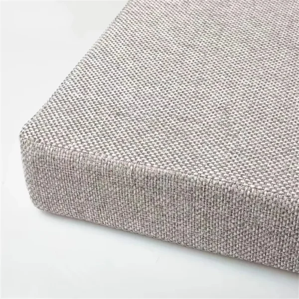 Coussin Rectangle personnalisée pour banc tissu texturé pour intérieur extérieur 4