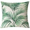 Housse de coussin Nature motif feuilles tropicales vertes 5