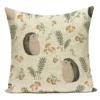 Housse de coussin Nature motif champignons colorés 2