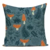 Housse de coussin Nature motif champignons colorés 6