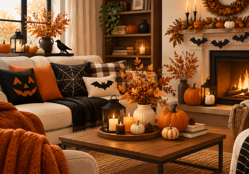 Illustration éditoriale : quelles couleurs choisir pour une décoration Halloween